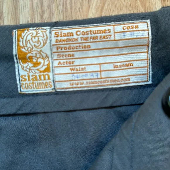 NEW &amp; UNWORN - dress pants custom made for a film shoot - unused spare pair