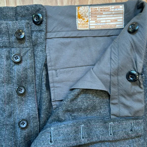 NEW &amp; UNWORN - dress pants custom made for a film shoot - unused spare pair