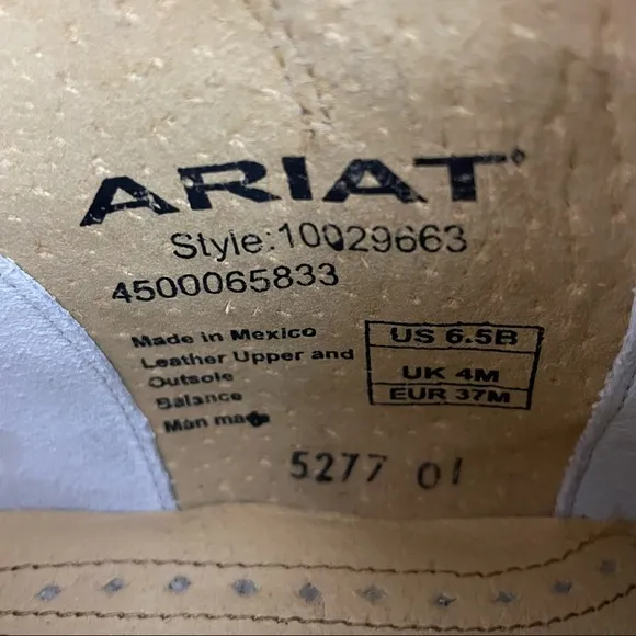 NEW Ariat Ladies Circuit Sage Western Ankle Boots size 6.5