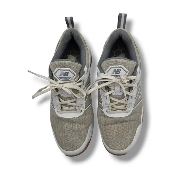 New Balance Fresh Foam Contend Golf Shoes Mens 9 Spikeless Waterproof White