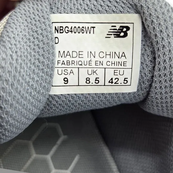 New Balance Fresh Foam Contend Golf Shoes Mens 9 Spikeless Waterproof White