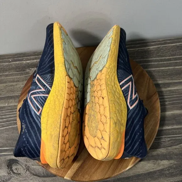 New Balance Fresh Foam x Vongo Men’s Size 13 Running Shoes Sneakers Blue Orange