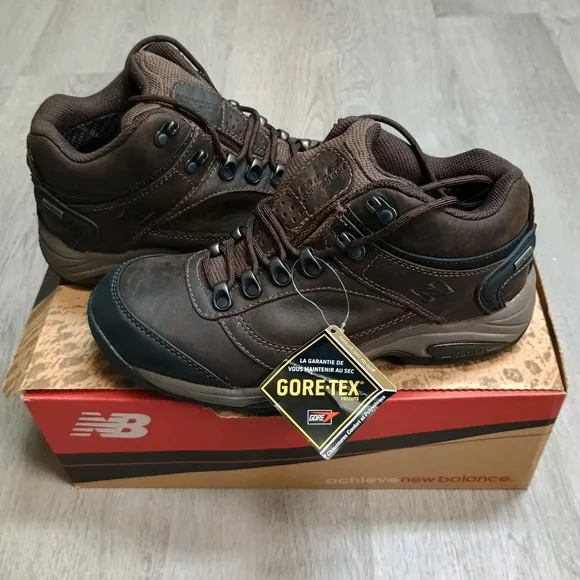New Balance Gore-Tex Brown Hiking Boots Waterproof MW978GT Mens 8 4E Extra Wide