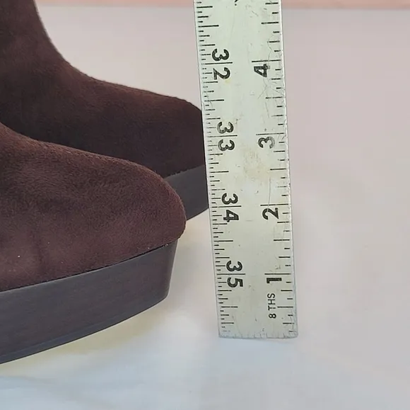 New Bebe Daniela Faux Suede Over the Knee Thigh High Boots Heels