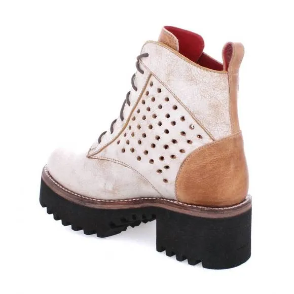 NEW BEDSTU women's tanzania ankle leather boots in nectar lux tan rustic