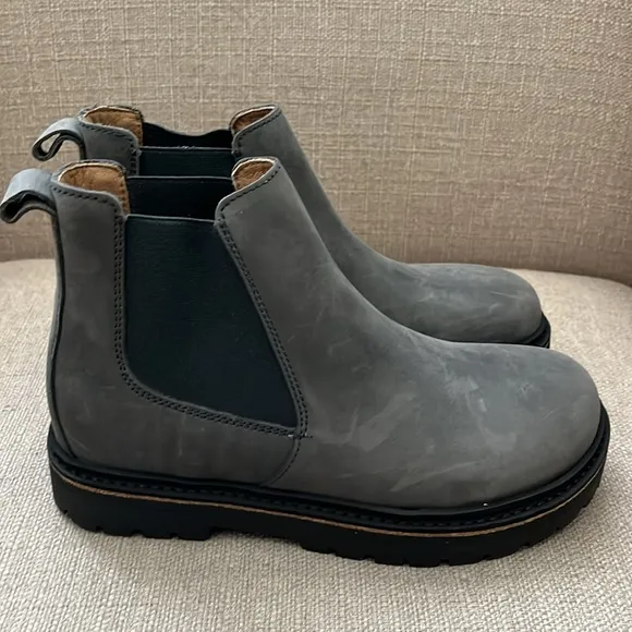 NEW! BIRKENSTOCK STALON II CHELSEA BOOTS, GREY SIZE 36 / 6