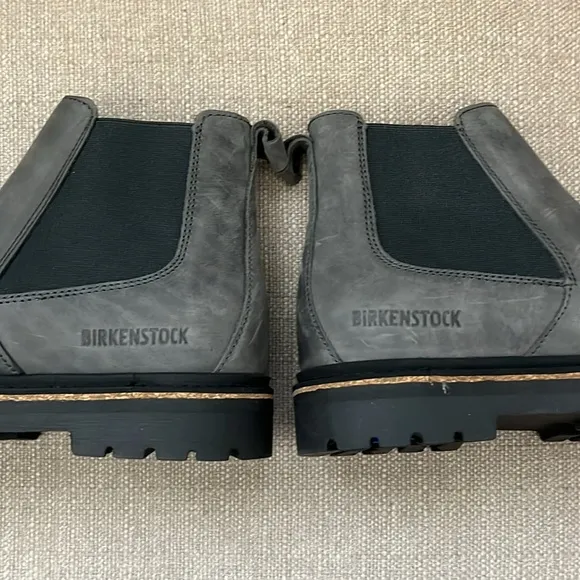 NEW! BIRKENSTOCK STALON II CHELSEA BOOTS, GREY SIZE 36 / 6