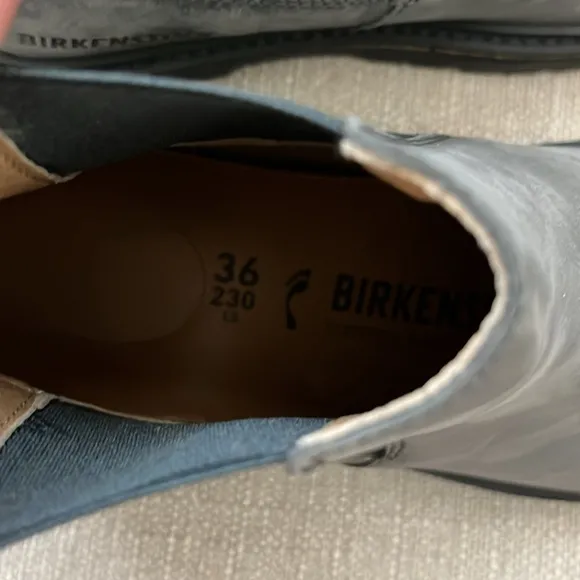 NEW! BIRKENSTOCK STALON II CHELSEA BOOTS, GREY SIZE 36 / 6