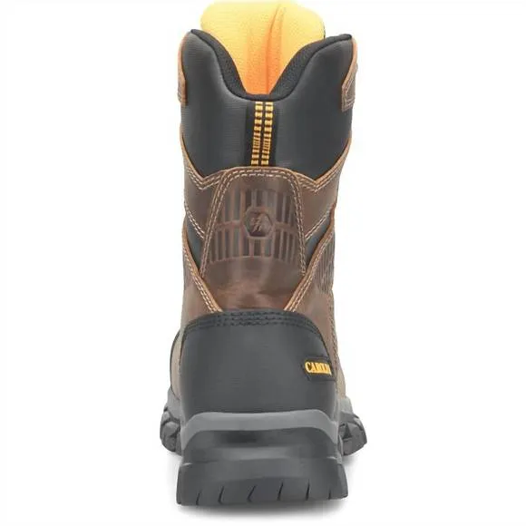 NEW CAROLINA men's falcon 8&quot; steel toe work boots in brown