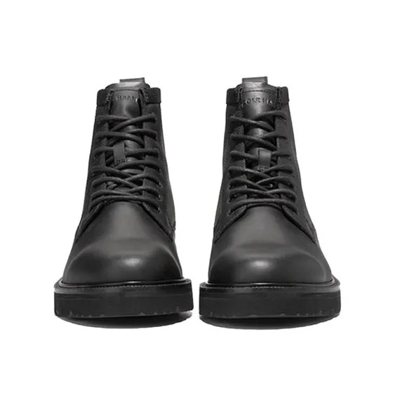 NEW Cole Haan American Classics Waterproof Plain Toe Boots!  8  Black
