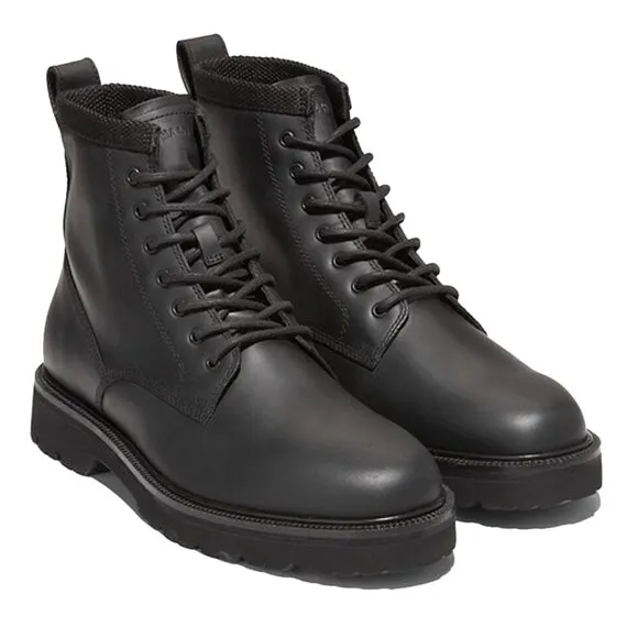 NEW Cole Haan American Classics Waterproof Plain Toe Boots!  8  Black