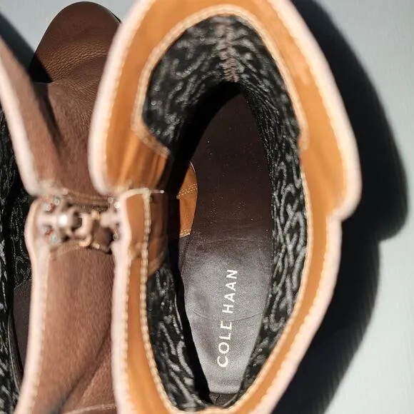 NEW Cole Haan River Chelsea Ankle Bootie Sequoia Brown Leather Size 11295