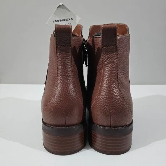 NEW Cole Haan River Chelsea Ankle Bootie Sequoia Brown Leather Size 11295