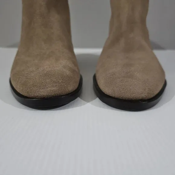NEW Dolce Vita Linny H20 Ankle Bootie Waterproof Truffle Brown Suede Size 10