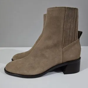 NEW Dolce Vita Linny H20 Ankle Bootie Waterproof Truffle Brown Suede Size 10