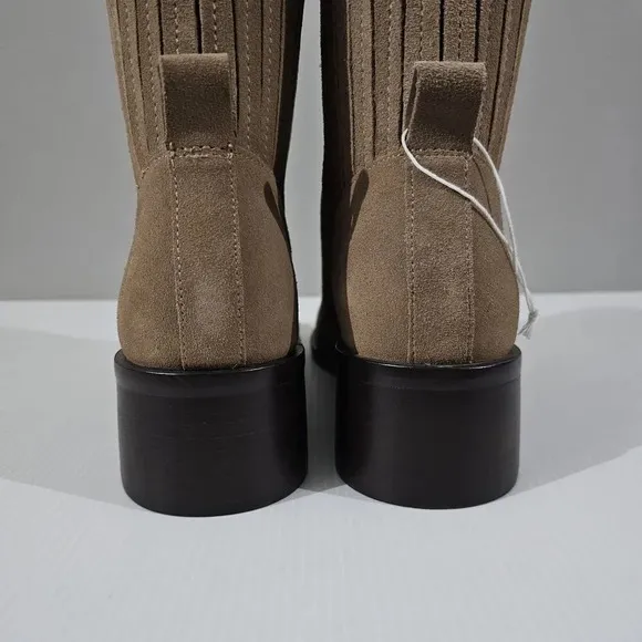 NEW Dolce Vita Linny H20 Ankle Bootie Waterproof Truffle Brown Suede Size 10
