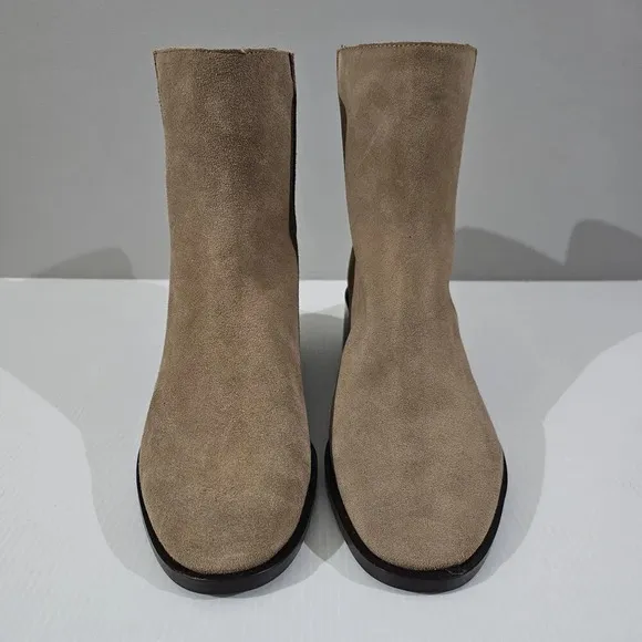 NEW Dolce Vita Linny H20 Ankle Bootie Waterproof Truffle Brown Suede Size 10