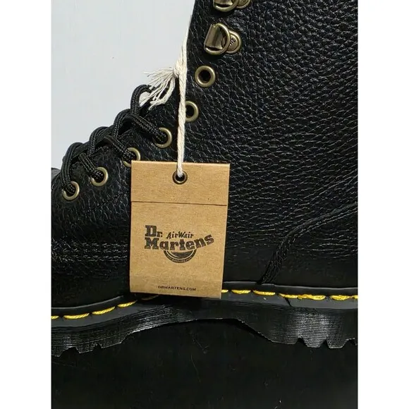New Dr. Martens 1460 Bex FL Soft Cap Toe Leather Fur Boots Men's 10 Women's 11