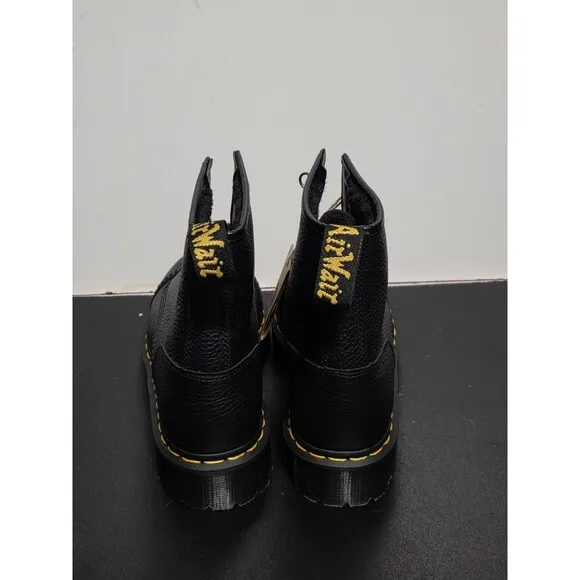 New Dr. Martens 1460 Bex FL Soft Cap Toe Leather Fur Boots Men's 10 Women's 11