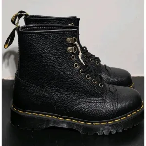 New Dr. Martens 1460 Bex FL Soft Cap Toe Leather Fur Boots Men's 10 Women's 11