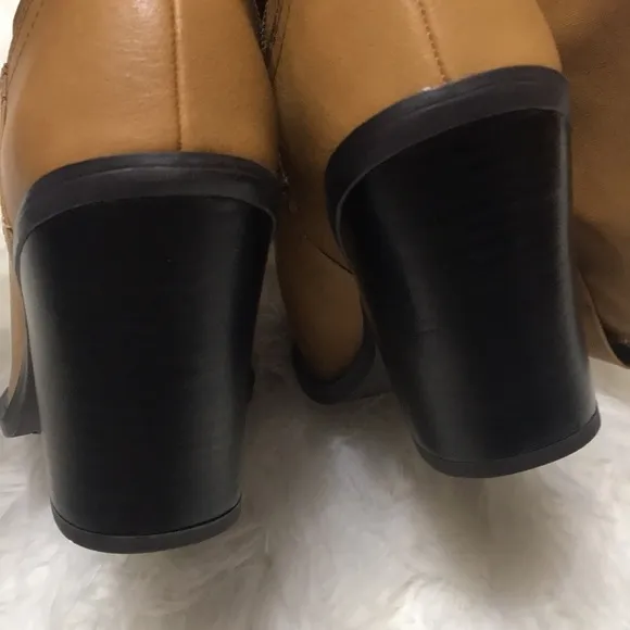 New Franco Sarto Knee High Faux Leather Boots Sz 7M