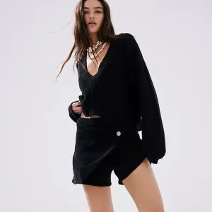 NEW Free People Primavera Skort Co-Ord Set In Black