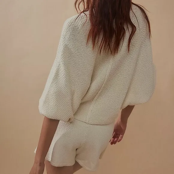 NEW Free People Primavera Skort Co-Ord Set In Egret ivory