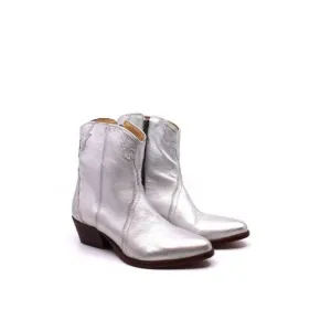 NEW FREE PEOPLE women's new frontier western boot in silver