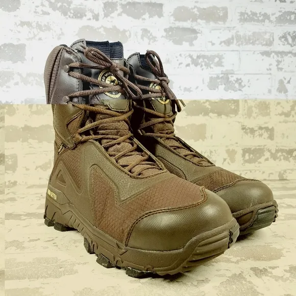 NEW Irish Setter Work Brown High Top Waterproof Nano-Toe 5&quot; Lace Up Boots K794