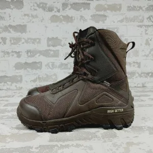 NEW Irish Setter Work Brown High Top Waterproof Nano-Toe 5&quot; Lace Up Boots K794