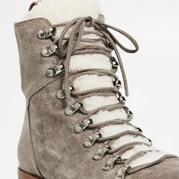 New Jeffrey Campbell Culvert Shearling Hiking Boots