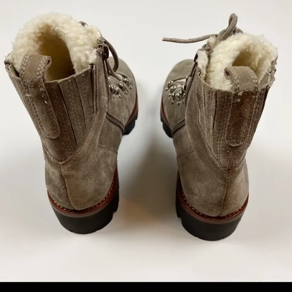 New Jeffrey Campbell Culvert Shearling Hiking Boots