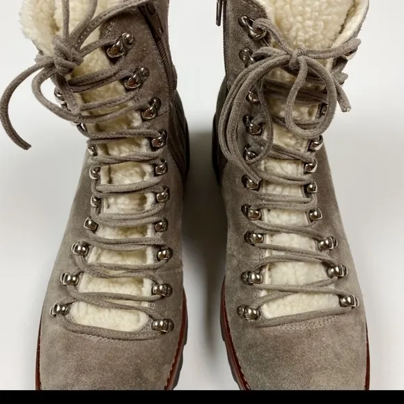 New Jeffrey Campbell Culvert Shearling Hiking Boots
