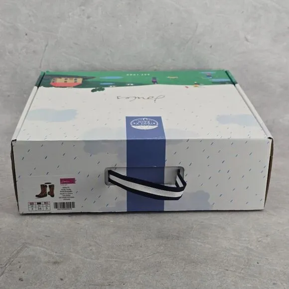 New Joules Rain Boots Mid Calf Molly Welly Pink Leopard Size US: 5 UK: 3