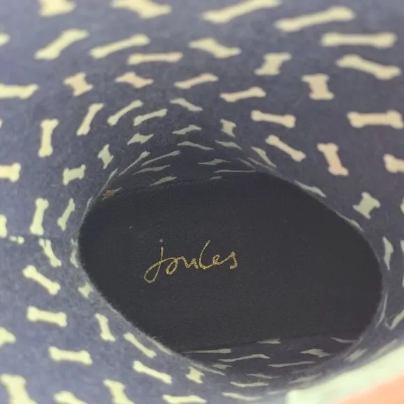 New‎ Joules Rain Boots Mid Calf Molly Welly Red Dogs Size US: 6 UK: 4