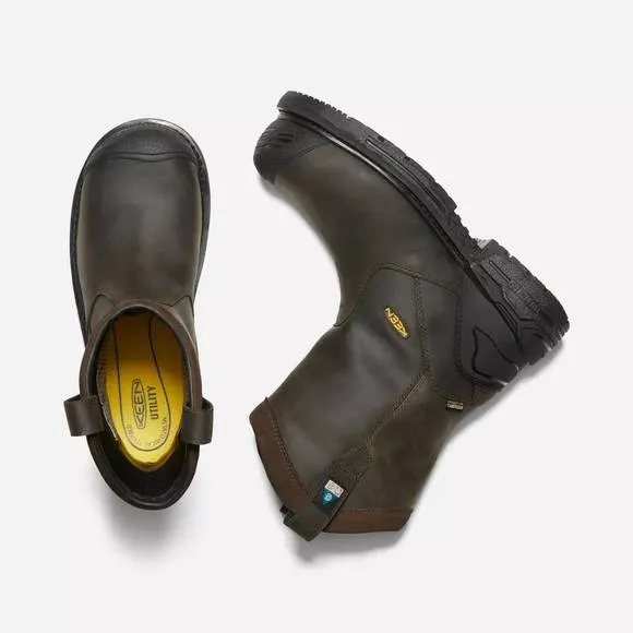 NEW KEEN men's csa philadelphia wellington carbon fiber work boots in cascade br