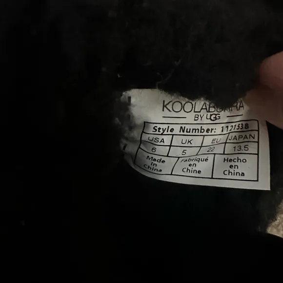 NEW Koolaburra by Ugg toddler 6 black