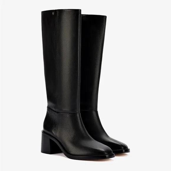 New Larroude black Ricky leather boots