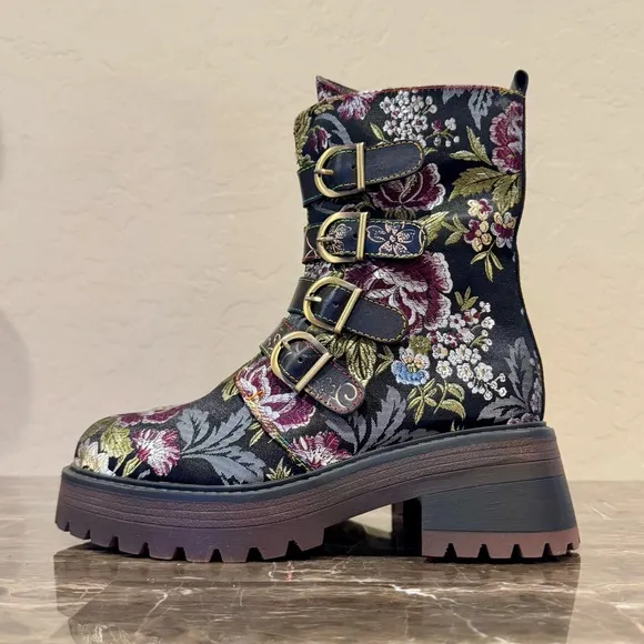 NEW L’artiste by Spring Step Haruko Tapestry Boots