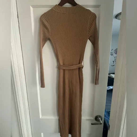 New Look camel midi dress Sz 6US/10uk