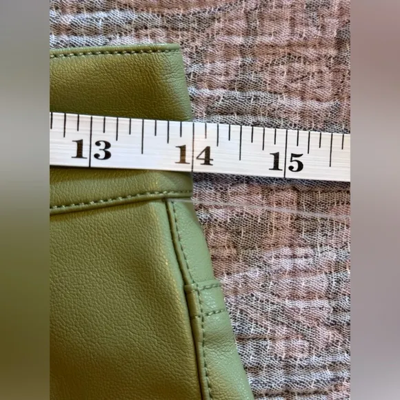 New Madewell Faux Leather Mini Skirt