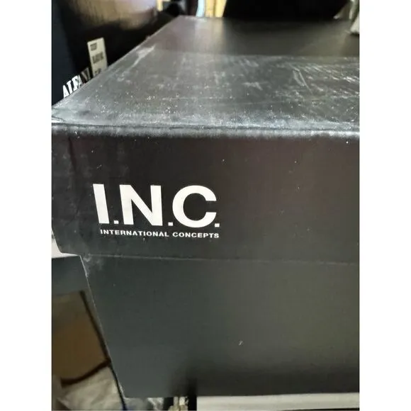 New Mateo for INC Black  International Concepts Charlotte Heeled Boots Size 6.5