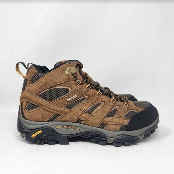 New men's 11.5 Merrell MOAB 2 Mid waterproof hiking boots Earth Brown J06051
