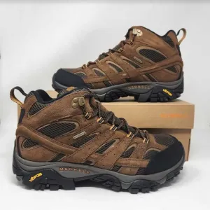 New men's 11.5 Merrell MOAB 2 Mid waterproof hiking boots Earth Brown J06051