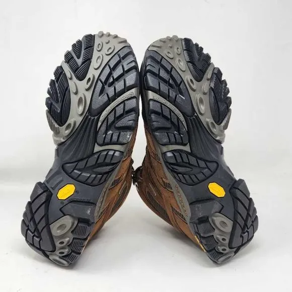 New men's 11.5 Merrell MOAB 2 Mid waterproof hiking boots Earth Brown J06051