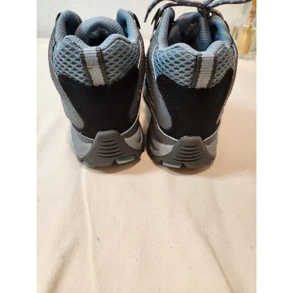 new Merrell Kids Moab 3 Waterproof Hiking Shoes Size 12.5M Gray Trail Sneakers
