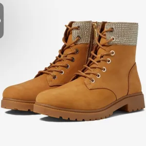 NEW MK boots with rhinestone ankle cuffs