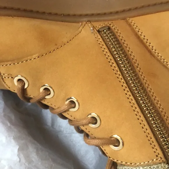 NEW MK boots with rhinestone ankle cuffs