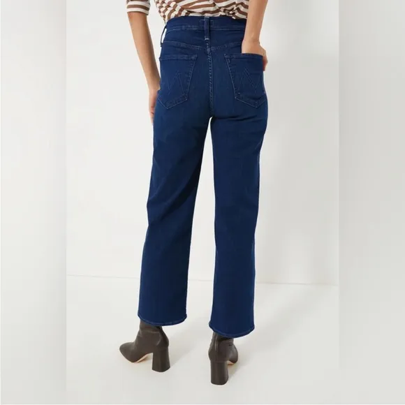 NEW! MOTHER The Rambler Zip Ankle Denim Jeans in Animal Instinct Size 28