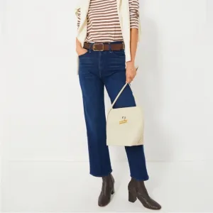 NEW! MOTHER The Rambler Zip Ankle Denim Jeans in Animal Instinct Size 28